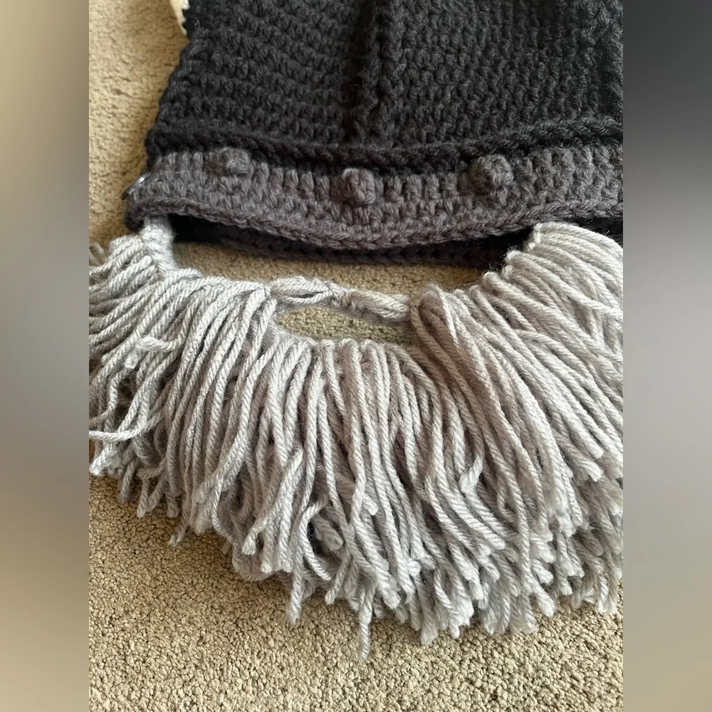 Beard Head ‘Viking Helmet & Beard’ Crochet Hat